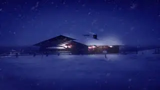 White Out Blizzard in Wyoming | Howling Wind & Blowing Snow | Sounds for Sleep | Relax | Study