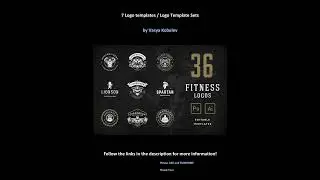 7 Logo templates / Logo Template Sets by Vasya Kobelev