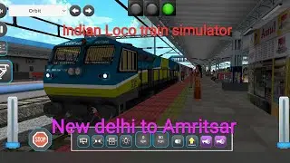 Indian Loco train simulator New Delhi to Amritsar express with major salim caleb livery WDP4D 