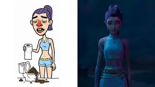 KPop Demon Hunters Funny Drawing Meme Part 1