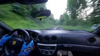 Ferrari 360 Modena F1 Stradale exhaust acceleration