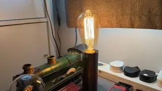 New Incandescent Edison Style Light Bulb In My Table Lamp