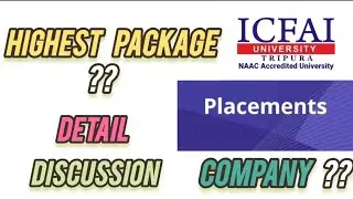 ICFAI University TRIPURA // Placement and Package #placement #icfaiuniversity #tripura #agartala