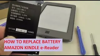 How to replace battery Amazon KINDLE Touch e-reader