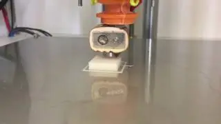 Custom Delta 3D Printer: First Print
