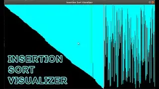 Insertion Sort Visualizer using Java Swing and Swing Worker