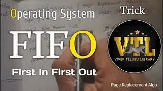 FIFO  Page Replacement Algorithm Operating System Short Trick