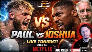 Jake Paul VS Anthony Joshua Fight on NETFLIX -    Epstein Files DROP !  12/19/2025