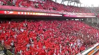2010年Ｊ開幕サポーター浦和レッズ試合前チャント（浦和レッズＶＳ鹿島アントラーズ）浦和アウェイ開幕