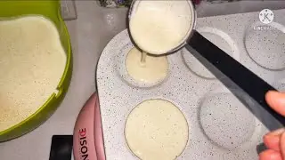 جهاز اخترااااع عجينه القطايف في دقيقه واحده بس