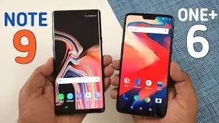 Samsung Galaxy Note 9 vs One Plus 6 Speed Test !