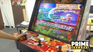 Prime Arcades 3,016 Games in 1 Four Player Arcade Instructional Video