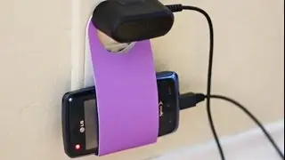 DIY Cellphone Charging Holder