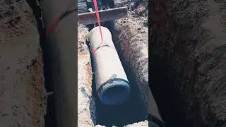 Sewerage System'for' RCC, pipe, installation for,600.MM Dia  #civilengineering #pipeline #sewerage