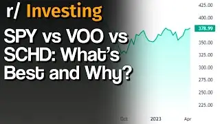 SPY vs VOO vs SCHD - What's the Best & Why? r/Investing