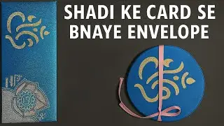 Envelope from wedding card | sagun envelope | easy craft | envelope for invitation /#Crafts @GS_2402