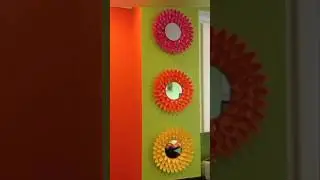 DIY plastic Spoon Wall Decor Hanging#diy#walldecor#wallhanging#shorts#ytshorts