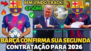 🚨OFFICIAL✅ BARCELONA CONFIRMS ITS SECOND SIGNING FOR 2026! AN UNEXPECTED SURPRISE! BAR&Ccedil;A NEWS!