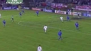 Goal! Ryszard Czerwiec. Widzew Lodz vs Steaua Bucuresti. 30.10.1996