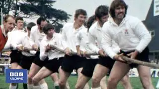 1981: Meet the Toughest Tug of War Team in the World | Niche Sports | BBC Archive