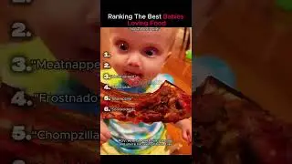Ranking The Best Babies Loving Food #baby #food #shorts