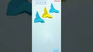 Easy Paper Butterfly 🦋 || Origami Butterfly making || #diy #easycraft #craft #paper #gift #handmade
