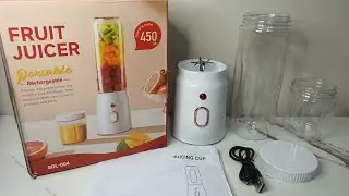 Portable Blender Rechargeable Fruit Juicer Personal Blender BDL-004 #shopeetagtowin 