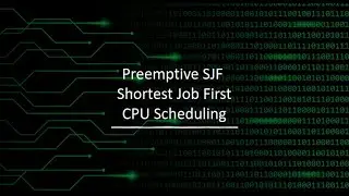 Preemptive SJF CPU Scheduling | Shortest Job First | OS | Anna University | Engineering | Tamil