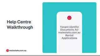 Tenant Identity Documents for realestate.com.au Rental Applications