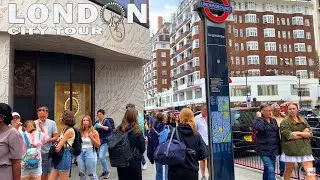 🇬🇧LONDON CITY TOUR | Knightsbridge to Chelsea - Sloane Square  | London Street Walk 4K