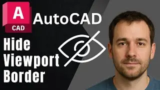 AutoCAD: как скрыть рамку области просмотра в макете (простой способ)