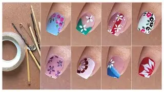 Easy diy flower nail art designs for beginners || New nail art 2025