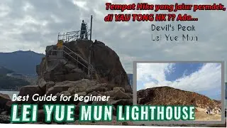 #SoloHike, Lei Yue Mun Lighthouse in Yau Tong, Hongkong||Mercusua dibangun di batu karang