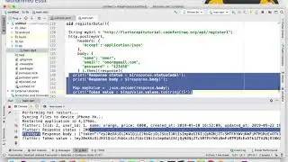 10  Flutter Register http response API Database