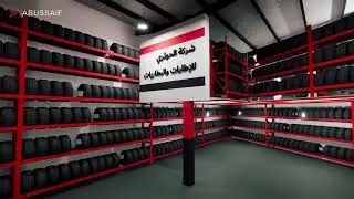 تصميم ورشة صيانة سيارات - Car fixing workshop