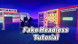 Fake Headless Tutorial For Roblox