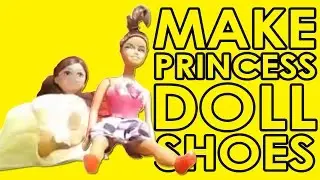 DIY How to Make Disney Princess Doll Shoes - Kids World
