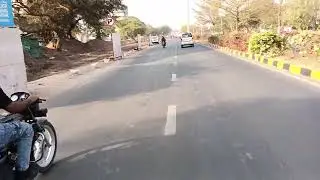 journey from Chandkheda to visat Gandhinagar to RTO circle to ranip