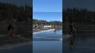 Bikers Ride Dirt Bikes on Frozen Lake&mdash;Then THIS Happens | Insane Ice Disaster