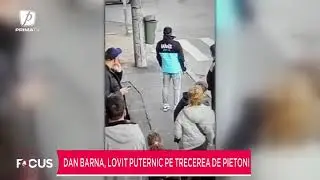 Dan Barna, lovit puternic pe trecerea de pietoni