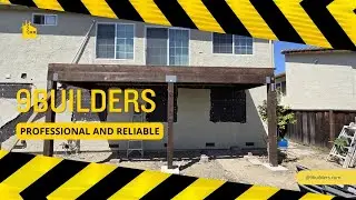 Deck Construction Project on Giraudo Drive, San Jose, CA 95111 in 4k