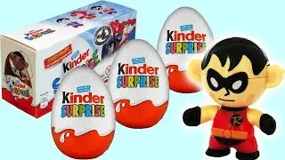 Kinder Justice League Twisthead Surprise Eggs, Robin, Hulk, Transformers, Hot Wheels, TMNT