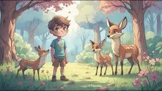 The Magical Boy and the Animals 🦊 | A2 Level English #englishstories