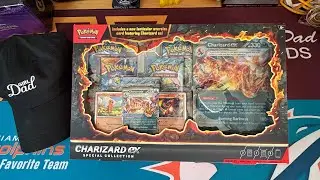 Charizard EX Special Collection Box rip!
