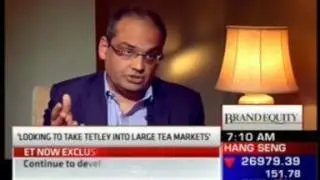Adil Ahmad, Global Chief Marketing Officer, TGB in discussion with ET Now Brand Equity