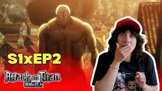 FIRST TIME WATCHING ⚔️ ATTACK ON TITAN 01x02 REACTION