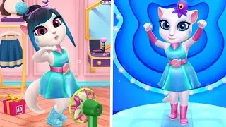 My Talking Angela new Chinese update#gameplay#playing🐱