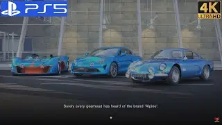 ALPINE History | Gran Turismo 7 | 4K PS5 footage