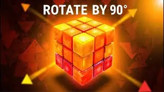 Rotate by 90 degrees || How to Rotate a Matrix 90 Degrees Clockwise in Python || POTD || GFG