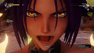 Yoruichi fully charged Raijin Sekei combo | JUMP FORCE